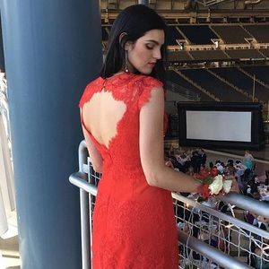 Márchesa Notte Red Lace Dress